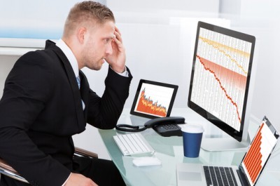 Businessman Facing Financial Loss
