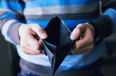 Businessman With Empty Wallet
