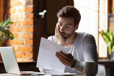 Man Frustrated Over Debts