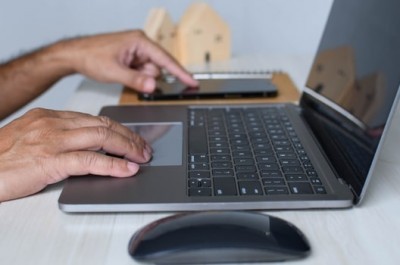 Man On His Laptop