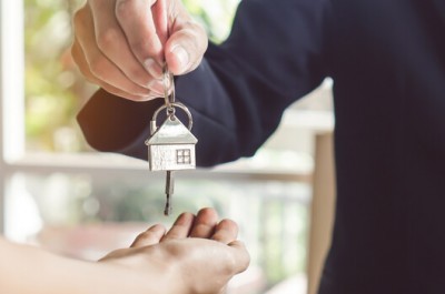 Tenant Being Handed House Keys