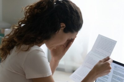 Woman In Financial Stress