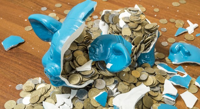 Broken Piggy Bank