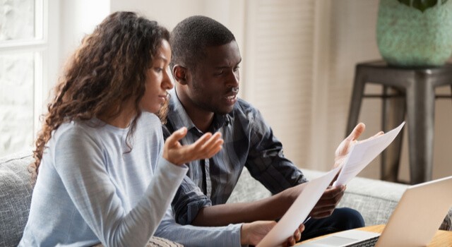 Couple sorting stuff out debt 