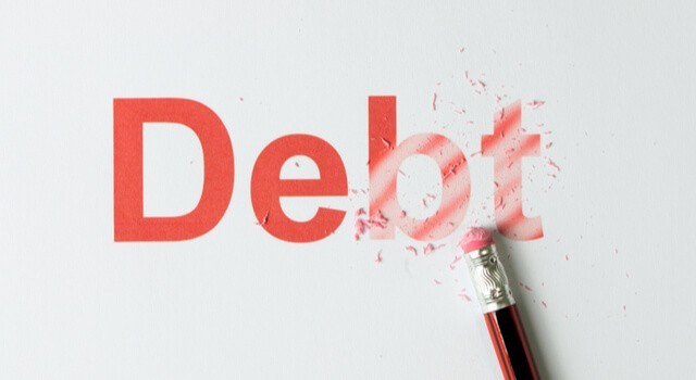 Erasing out the word debt 