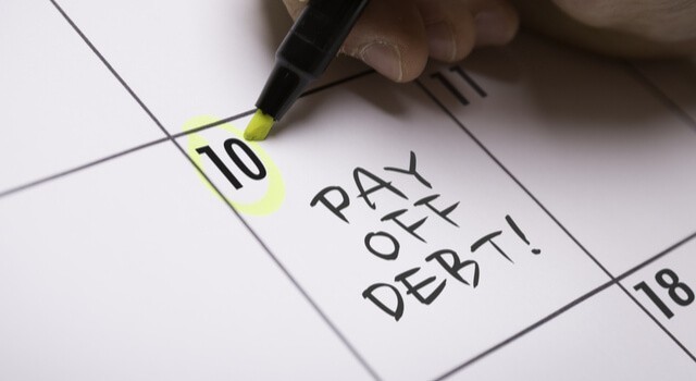 Pay Off Debt Calendar