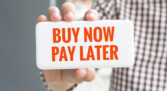 Person Showing Buy Now Pay Later