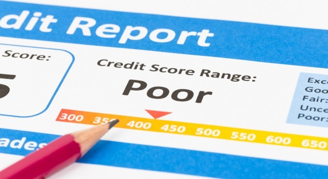 Credit score range poor