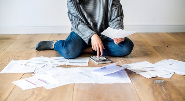Woman Managing Her Debt