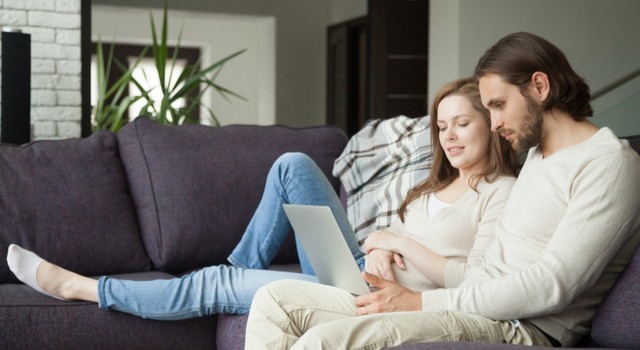 Young Couple Discussing Loans